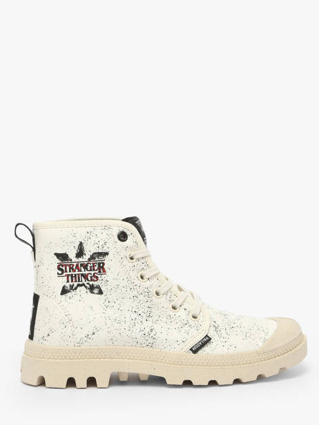 Enkellaarsjes Palladium Wit women 74497180